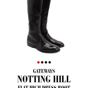 Fluevog high black boots